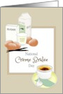 National Creme Brulee Day A Rich Custard Based Dessert card