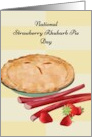 National Strawberry Rhubarb Pie Day A Whole Yummy Pie card