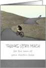 Thank You For The Loan Of Your Electric Bike Riders On Hill Road card