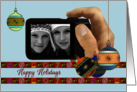 Happy Holidays Photocard Precious Memories Captured on Camera card