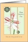 Valentine’s Day Like an Aunt to Me Triptych Lily Drawing card