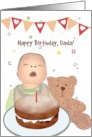 Birthday for Daddy from Baby Little One Singing Song for Dada card