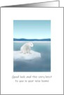 Goodbye Good Luck Moving to New Home Polar Bear Looking out to Sea card