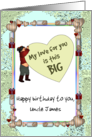 Birthday For Uncle From Young Niece My Love For You Is This BIg card