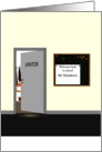 Welcome Back to School Janitor Note on Noticeboard card
