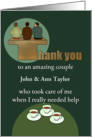 Thank You to Caring Couple Offering Help to Man card