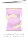 Congratulations Son Daughter in Law 2nd Time Round Expecting card