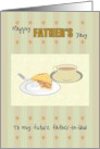 Father’s Day Future Father In Law Apple Pie Ice Cream And Tea card