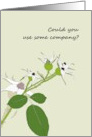 Could You Use Some Company You Have a Friend Here Unripe Rose Hips card