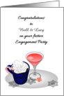 Engagement During Christmas Festive Season Hot Chocolate and Cocktail card
