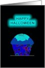 Halloween Glowing Cupcake card