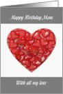 A Full Heart Birthday to Mom From Son card