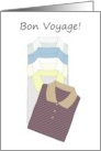 Bon Voyage Folded Clothes card