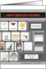Birthday for Richard The Ultimate Keyboard card