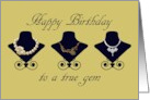Birthday Necklaces in Pearls Gold and Silver card