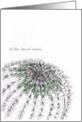 Golden Barrel Cactus Blank card