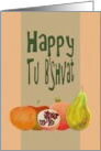 Happy Tu B’Shvat Fruits card