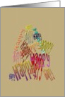 A Heap Of ’Happys’ Birthday card