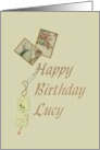 Birthday For Lucy Pretty Charms and Trinkets card
