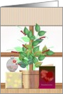 Valentine’s Day Growing Love Red Hearts And Perfume card