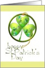 St. Patrick’s Day A Shamrock Charm card