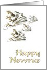 Happy Nowruz Illustration of a Shoal of Fish card