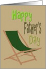 Father’s Day A Comfortable Deckchair card