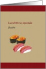 Assortment of Sushi card