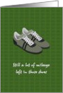 Retirement Congratulations for Athletic Director Running Shoes card