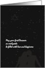 1st Passover As Newlyweds Night Sky and the Star of David card