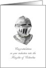 Induction into Knights of Columbus Congratulations card