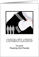 Congratulations on Navy Passing Out Parade card