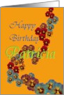 Birthday For Patricia Pretty Pansies card