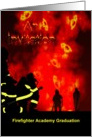 Invitation to Firefighter Academy Graduation card