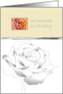 Rose Themed Wedding Invitation card