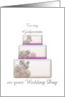 Congratulations To Godparents On Their Wedding Day Wedding Cake card