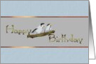 Singing Birds Birthday card
