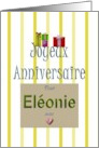 French Birthday Greeting For Eleonie card