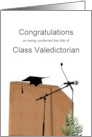 Congratulations Conferred Title Of Class Valedictorian card