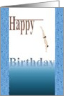 Birthday A High Diver card