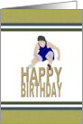 Birthday A Hurdler card