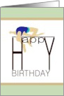 Birthday High Jump card