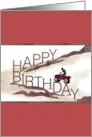 Birthday Quad Bike And Rider card