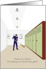 Thank You to School Janitor card