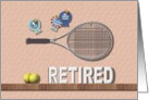 Congratulations To Retired Tennis Coach Hanging Up The Racket card