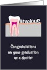 Congratulations Becoming A Dentist Illustration Of Tooth Cross Section card