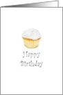 Birthday Just A Cupcake card