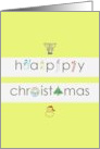 Happy Christmas Christmas Icons card