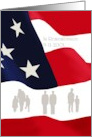 9/11 Remembrance Stars and Stripes card