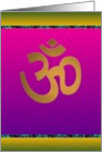 Om A Mystical Sound Of Sanskrit Origin card